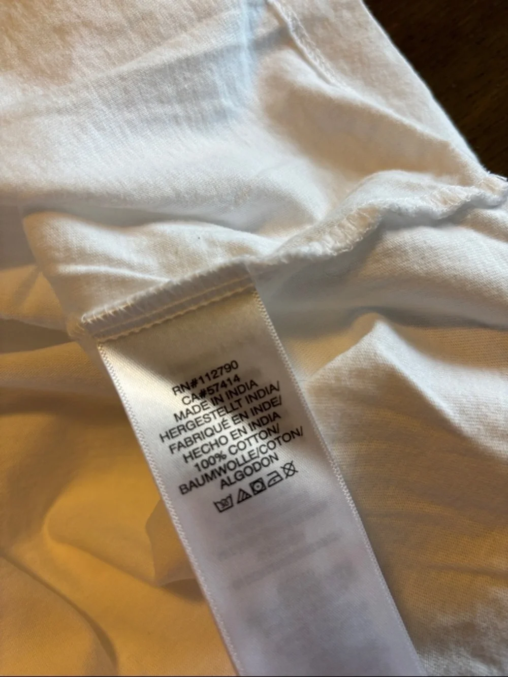 True Religion White metallic Short-Sleeve Logo Tee with Yellow Accent size small